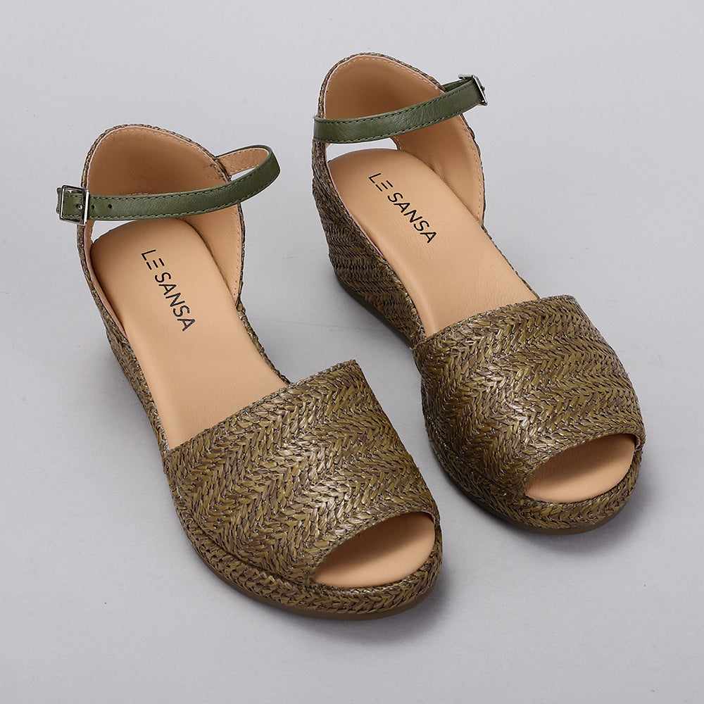 LE SANSA PANDORA KHAKI Women Sandals - Zeke Collection NZ