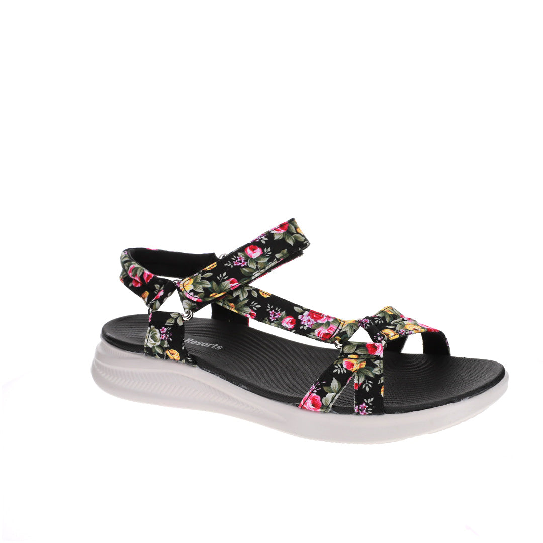 CC RESORTS FLOSS BLACK FLORAL - Zeke Collection