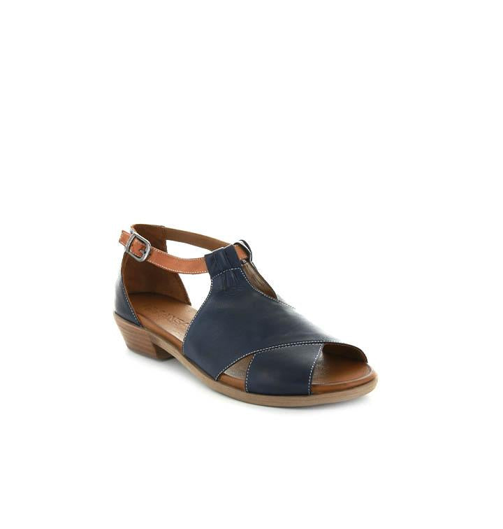 LESANSA DIGBY NAVY TAN Women Sandals - Zeke Collection NZ