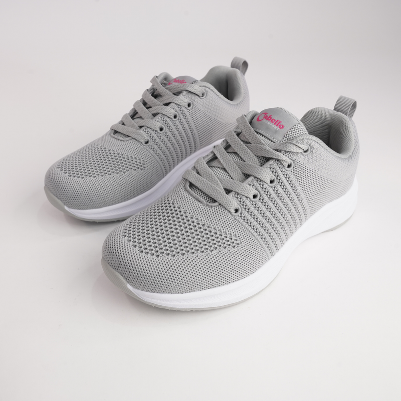 Gray CABELLO Walker sneakers with stylish design, featuring comfortable laces and a sleek athletic look.