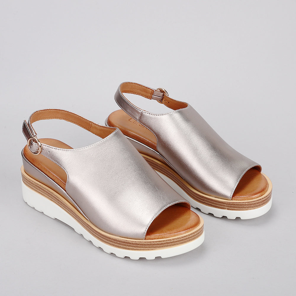 LE SANSA THUNDER CHAMPAGNE Women Sandals - Zeke Collection NZ