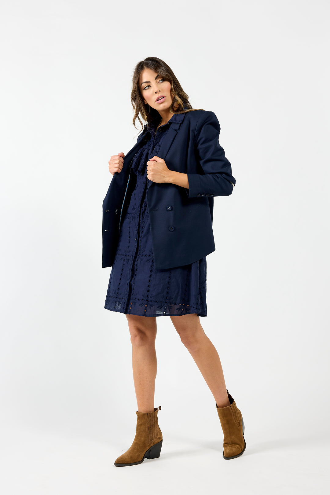 DRAMA THE LABEL BRIANNA BLAZER INK Women Blazers, Jackets & Coats - Zeke Collection NZ