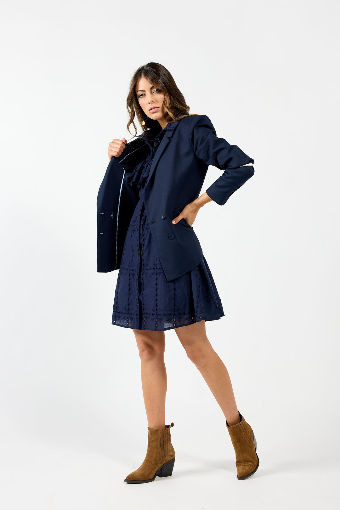 DRAMA THE LABEL BRIANNA BLAZER INK Women Blazers, Jackets & Coats - Zeke Collection NZ