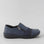 CABELLO 5849-27 Navy Crinkle boots showing textured navy fabric with a rugged sole and ankle height design.