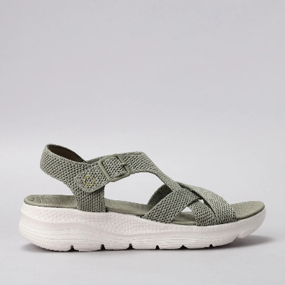 CC Resorts Leonar LT Khaki sandals, lightweight slip-on footwear with cushioned sole and adjustable straps for comfort and style.