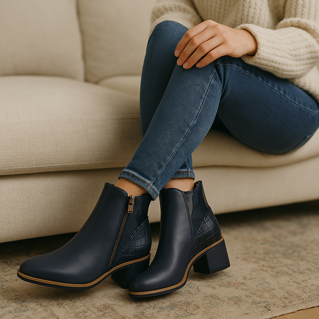 LE SANSA REFINE NAVY Women Boots - Zeke Collection NZ