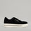 Black NAKED ARCHES Azealia sneakers with sleek design and subtle branding, displayed on a neutral background.