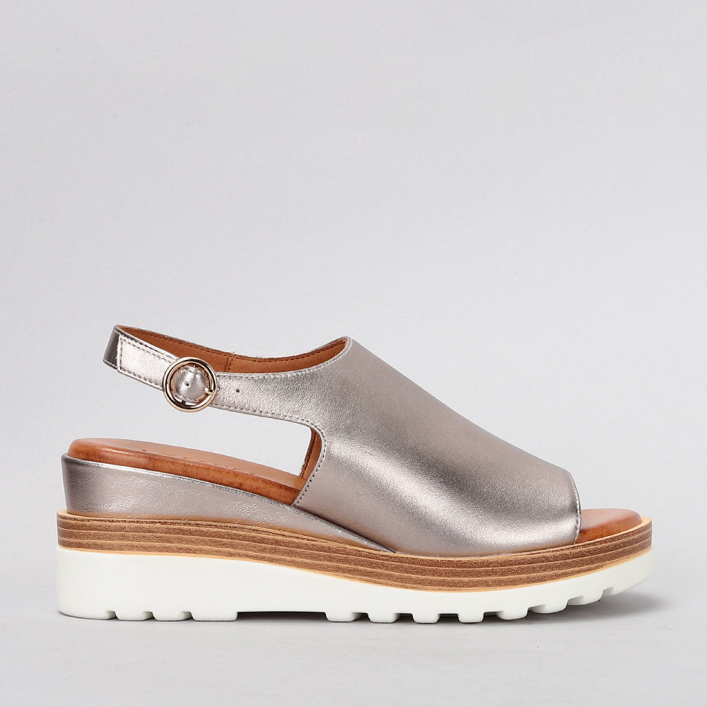 LE SANSA THUNDER CHAMPAGNE Women Sandals - Zeke Collection NZ