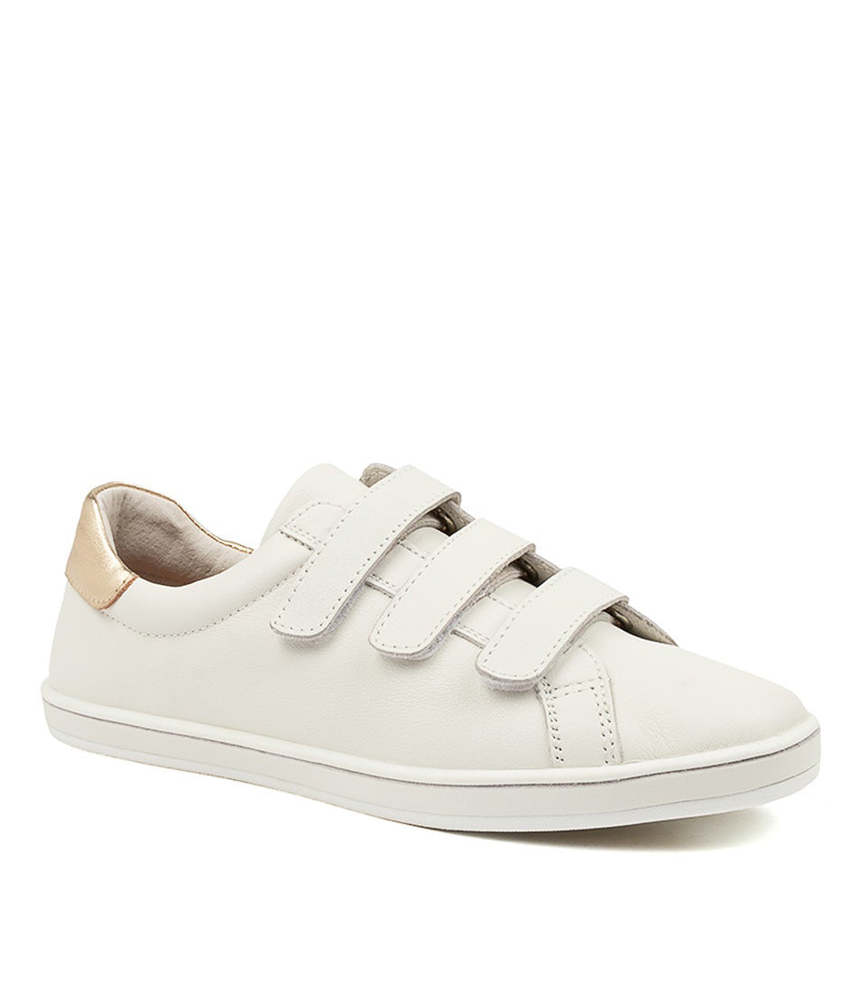 ALFIE & EVIE Geoffrey white gold sneakers featuring sleek design and white gold accents, perfect for stylish casual wear