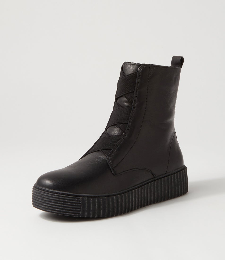 ALFIE & EVIE DATE BLACK Women Boots - Zeke Collection NZ