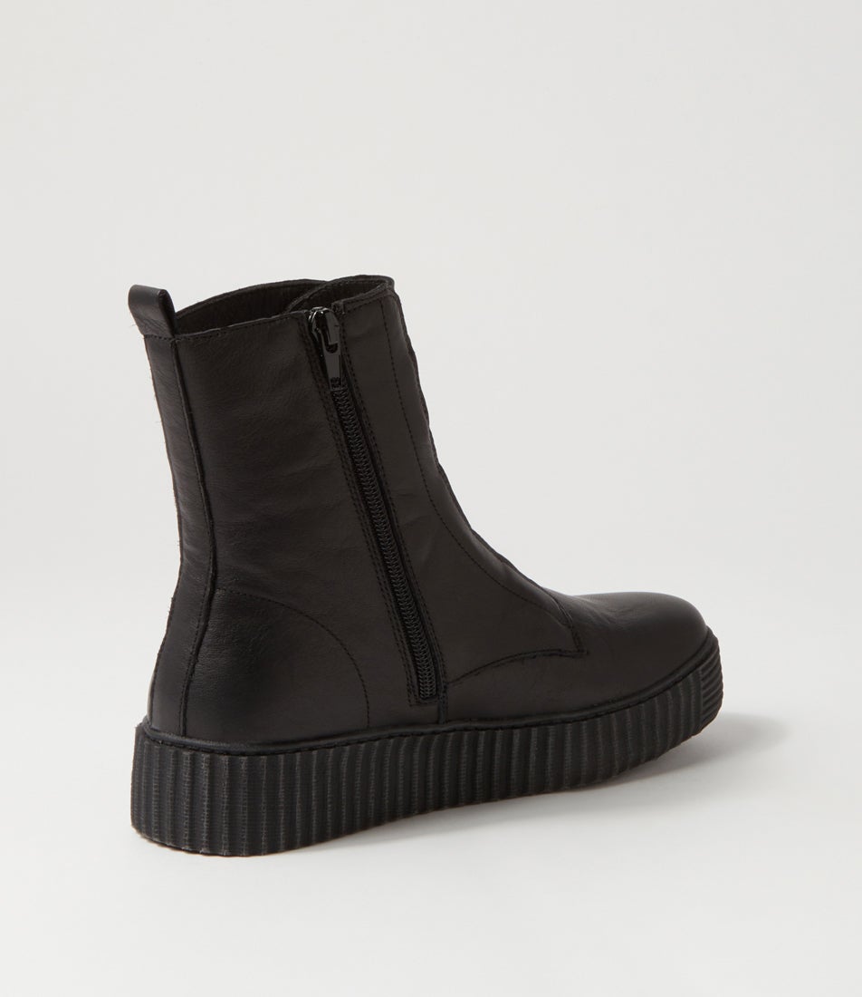 ALFIE & EVIE DATE BLACK Women Boots - Zeke Collection NZ