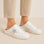 ALFIE & EVIE VANGO WHITE SILVER Women Flats - Zeke Collection NZ