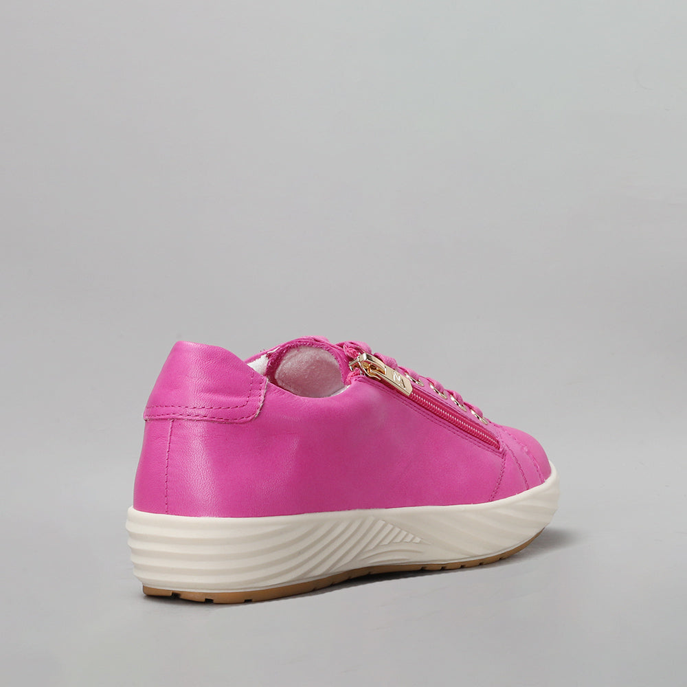 Naked Arches ALIA hot pink sneakers with stylish design and comfortable fit, featuring vibrant pink color and casual sneaker style.