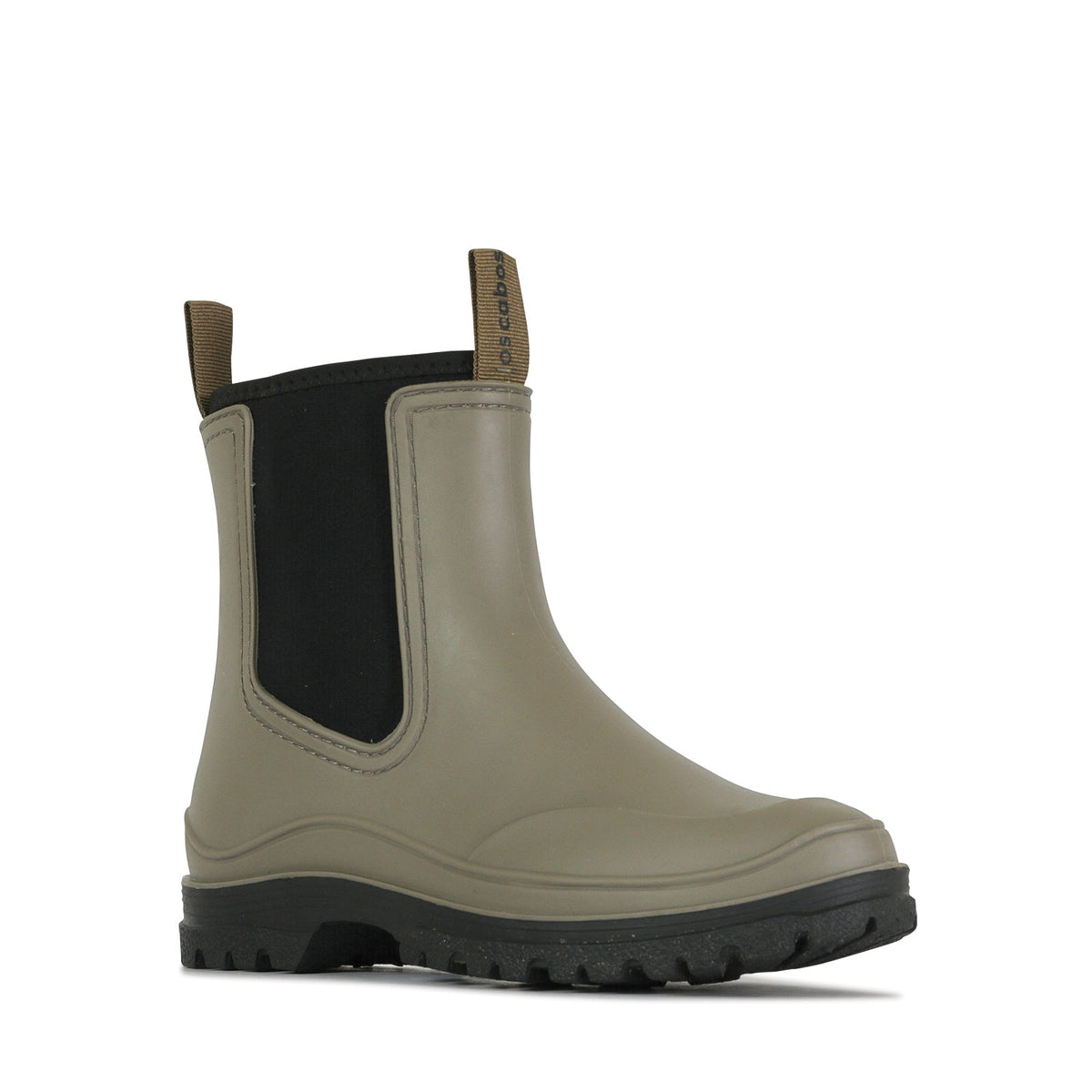 LOS CABOS Amelia khaki boots featuring stylish design and comfortable ankle-high fit, perfect for casual or outdoor wear.