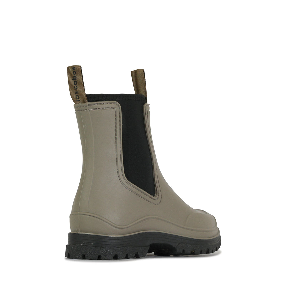 LOS CABOS Amelia Khaki boots featuring a sleek design with ankle-high style and durable sole, perfect for casual wear.