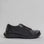 Naked Arches Avi Black sneakers with black and white design, showcasing sleek athletic footwear for casual wear.