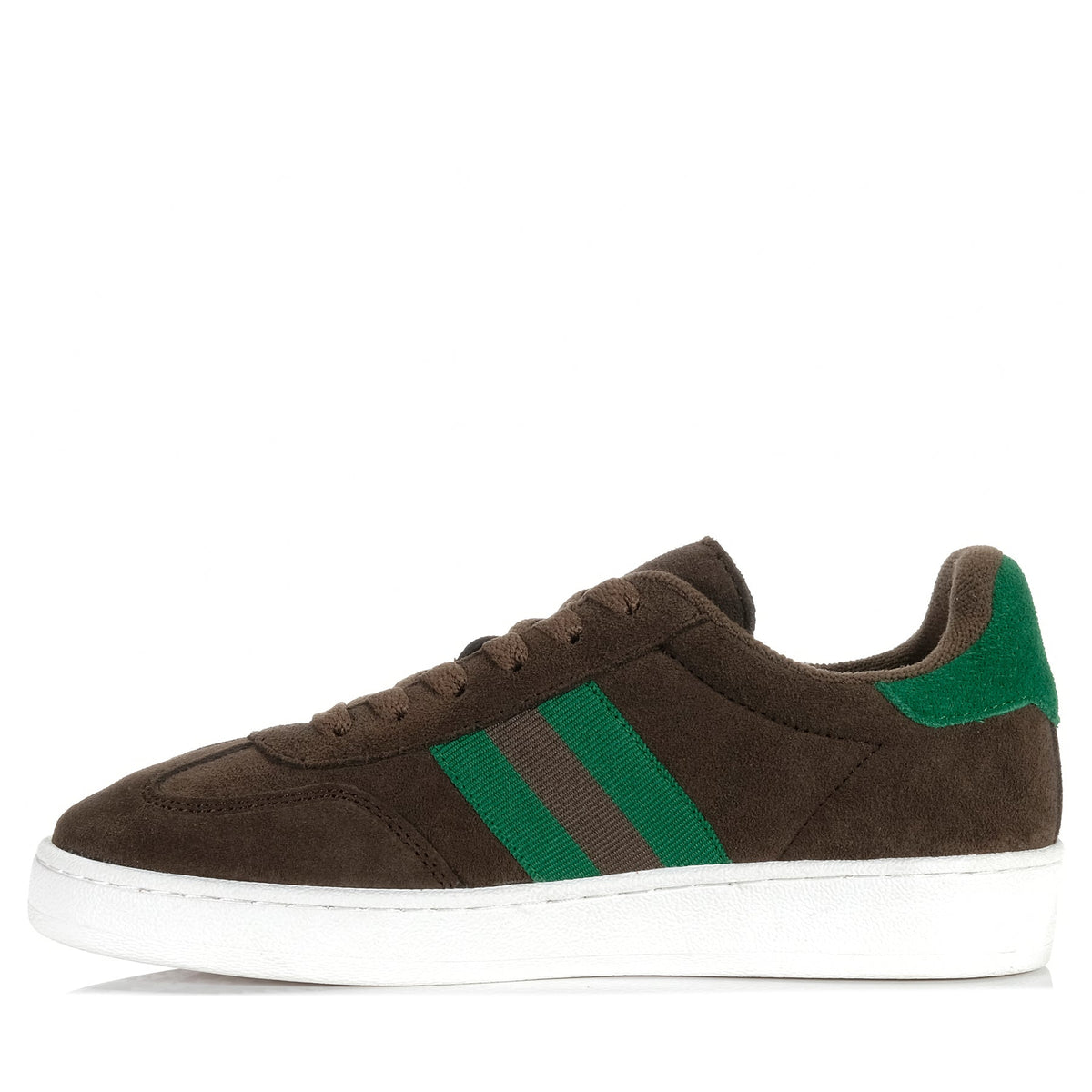 Alfie & Evie Attitude Choc forest sneakers with brown and tan color, casual lace-up design, and stylish comfort.