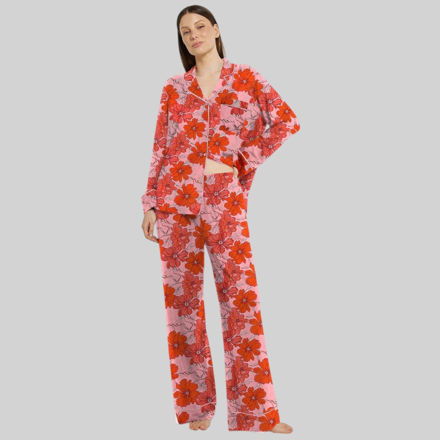 BETTY BASICS CARES LONG BLOOM PINK SET