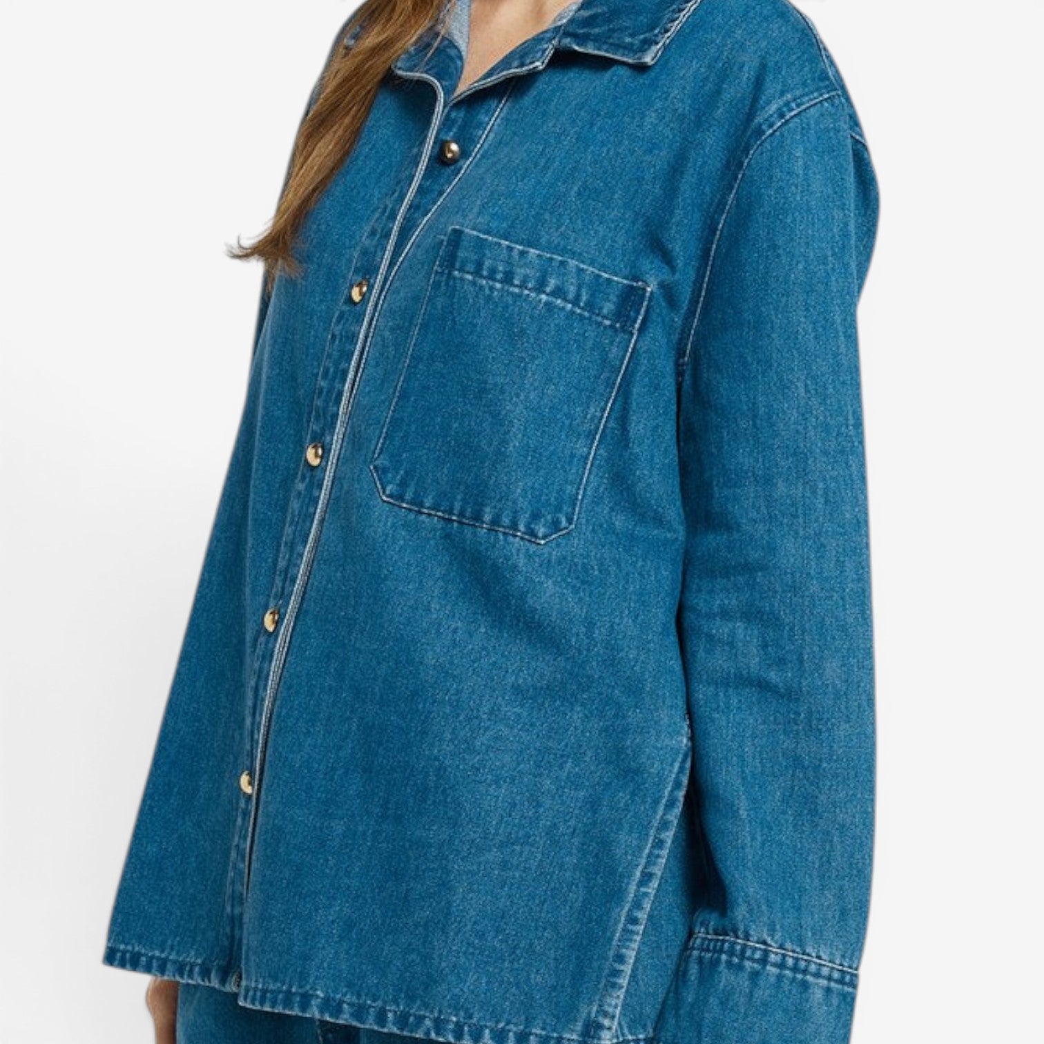 BETTY BASICS VESPA DENIM SHIRT