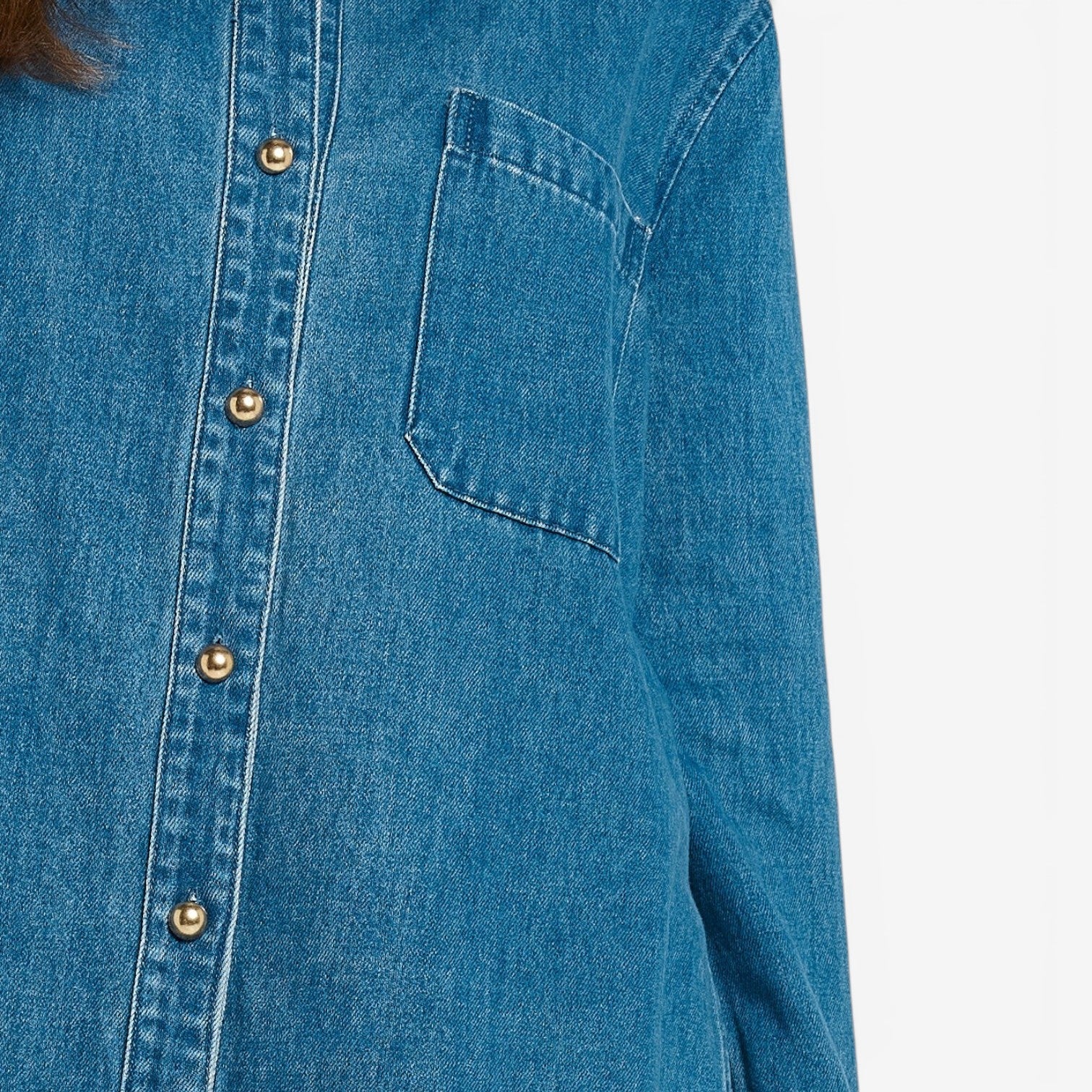 BETTY BASICS VESPA DENIM SHIRT