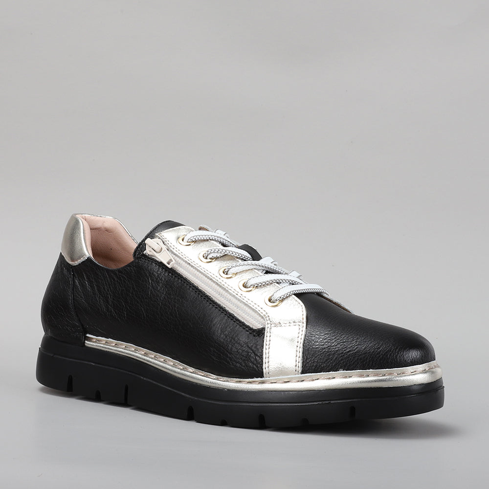 LE SANSA BEAGLE BLACK GOLD Women Sneakers - Zeke Collection NZ