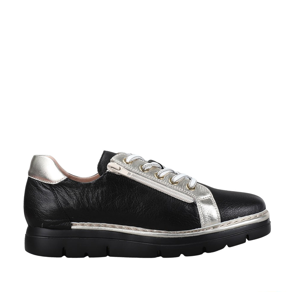LE SANSA BEAGLE BLACK GOLD Women Sneakers - Zeke Collection NZ