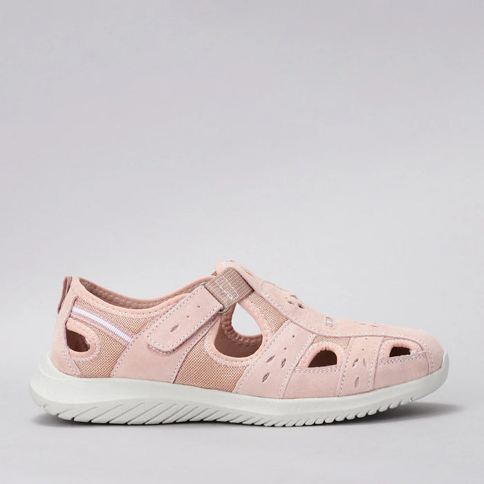 CC Resorts Bernice blush flats with a soft fabric upper and comfortable sole, perfect for casual wear.