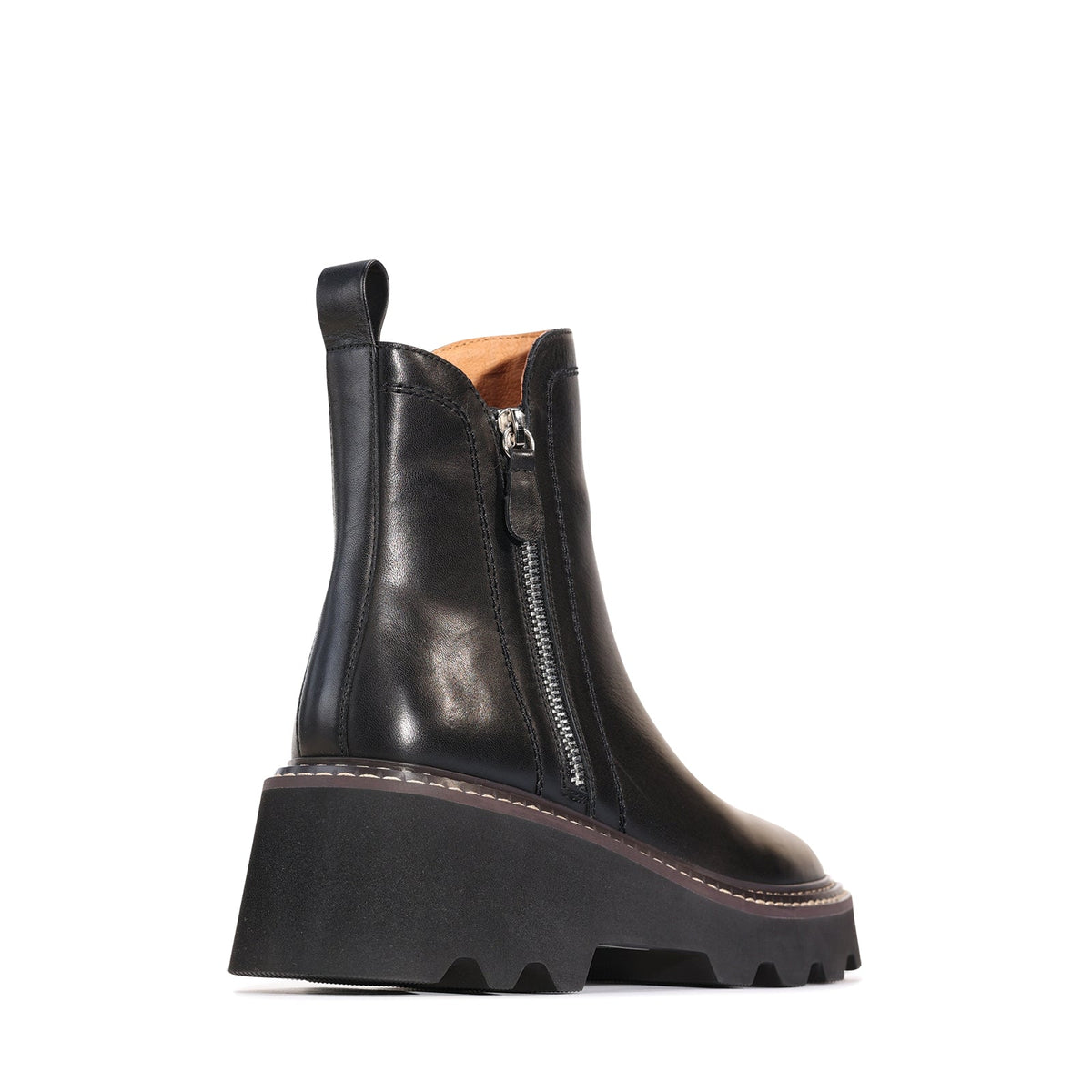 Eos Bae Black boots featuring sleek black leather and stylish ankle-high design, perfect for casual and chic outfits.