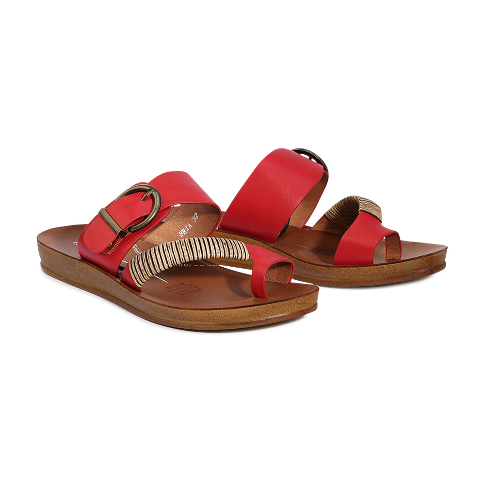 LOS CABOS BRIA RED Women Slip-ons - Zeke Collection NZ
