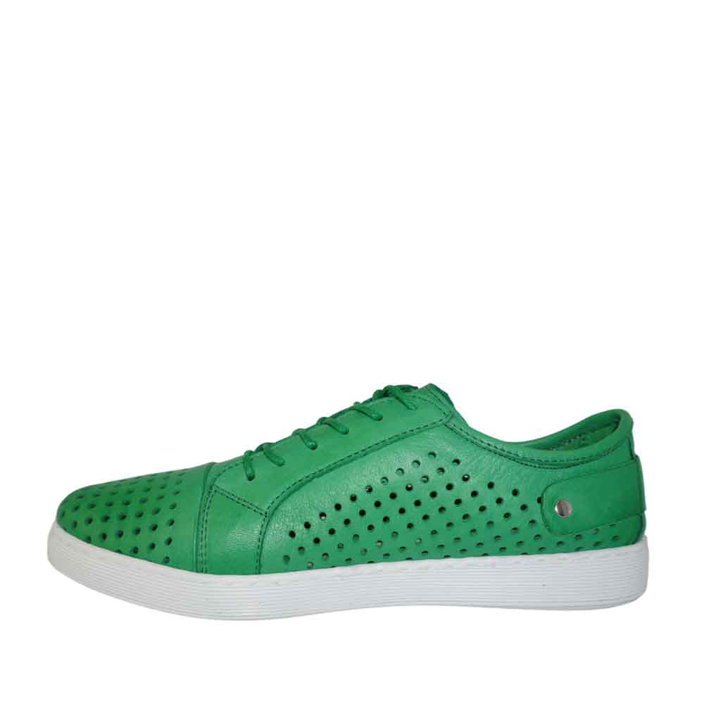 Cabello EG17 Apple sneakers featuring sleek design and comfortable fit, with white and red accents on a clean background.
