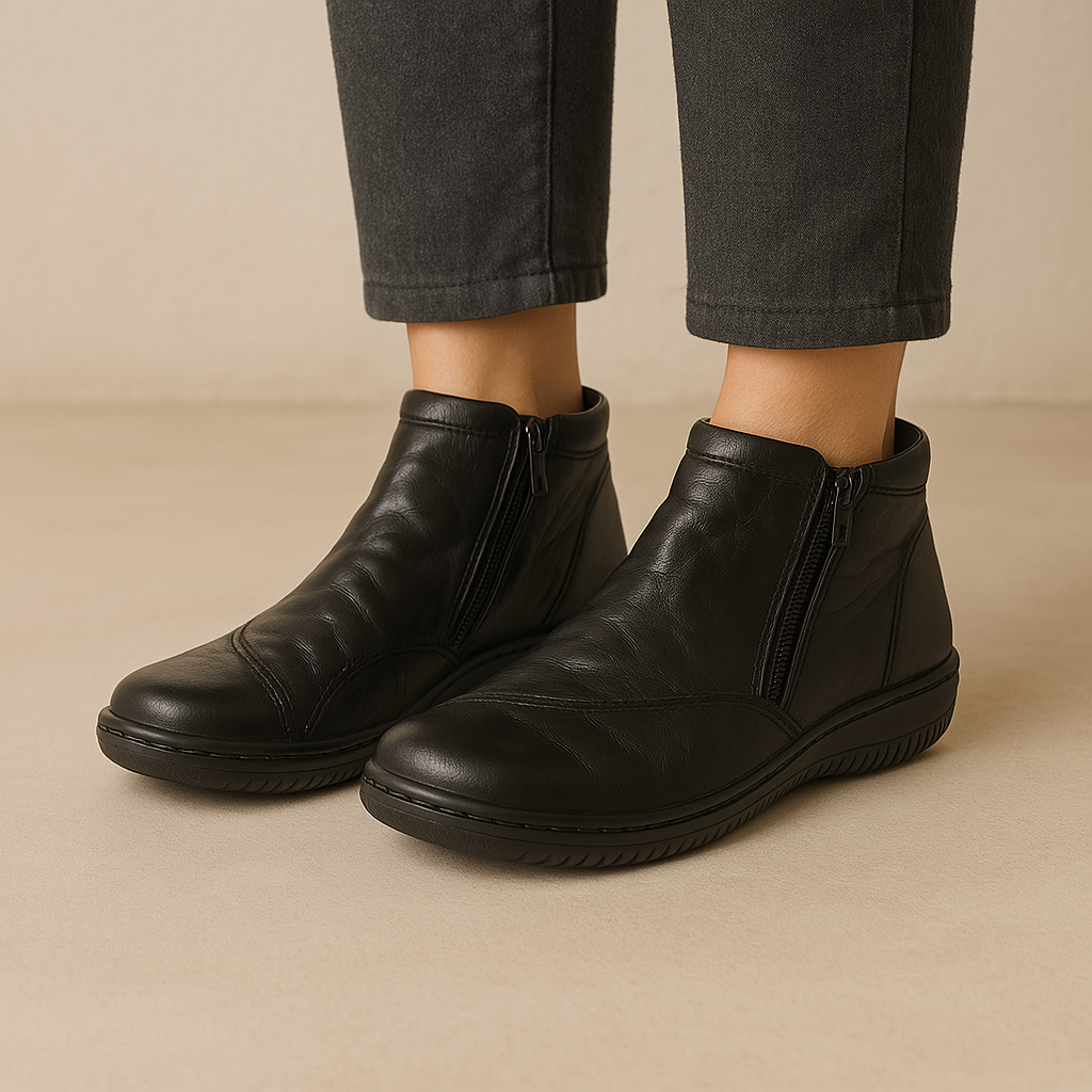 CABELLO 5250-27 BLACK CRINKLE Women Boots - Zeke Collection NZ