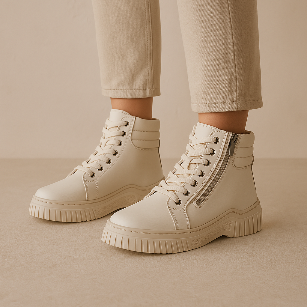 CABELLO CHARLIE BEIGE Women Boots - Zeke Collection NZ