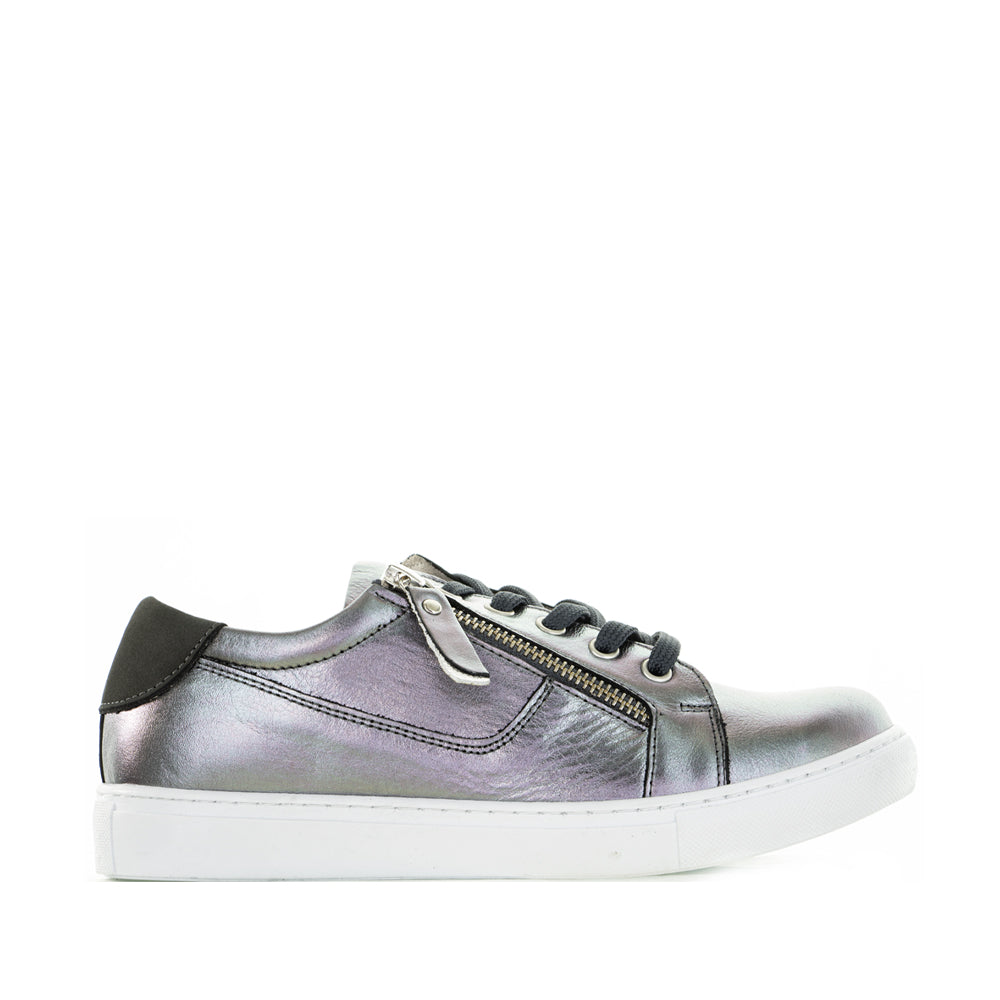 Cabello EG520 sneakers in pewter color, showcasing stylish lace-up design and comfortable athletic footwear for casual wear.