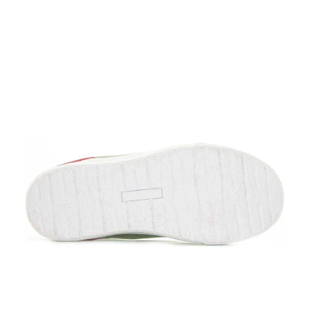 White mint Cabello EG22 sneakers with sleek design, showcasing comfortable fit and stylish look for casual wear.