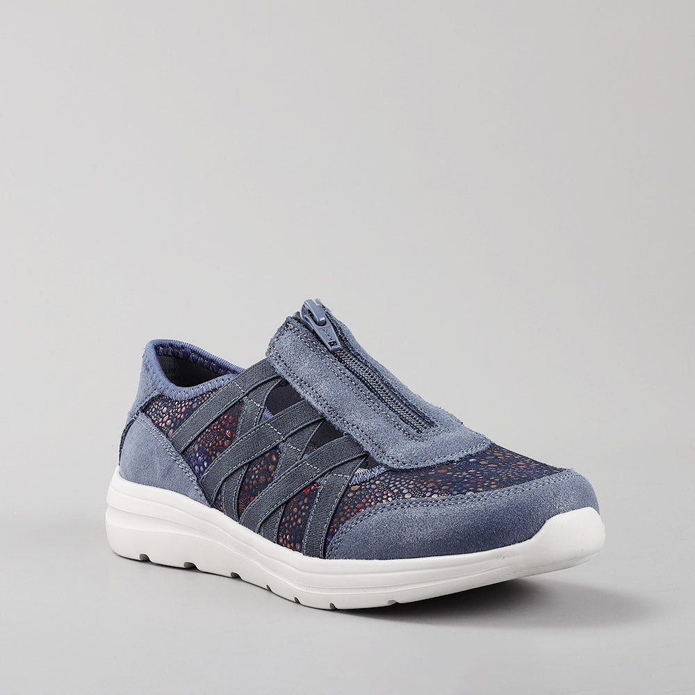 CC Resorts Callum denim casuals with floral pattern, featuring a relaxed fit and stylish design for everyday wear.