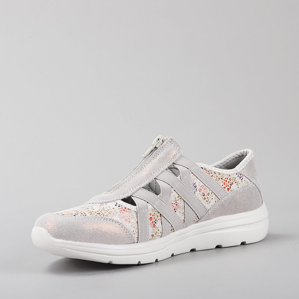 Casual CC Resorts Callum Stone Floral sandals featuring a floral pattern and comfortable design.