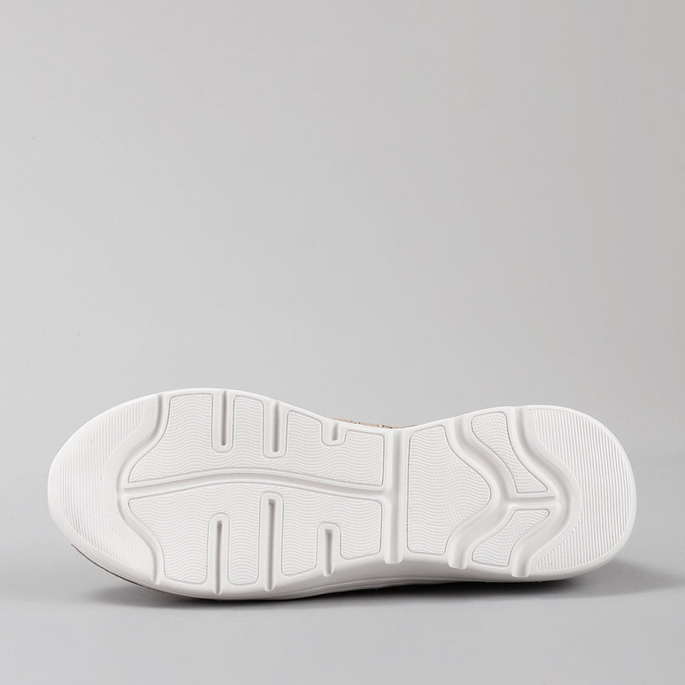 CC Resorts Callum Taupe casual shoes with tan soles, stylish and comfortable footwear for everyday wear