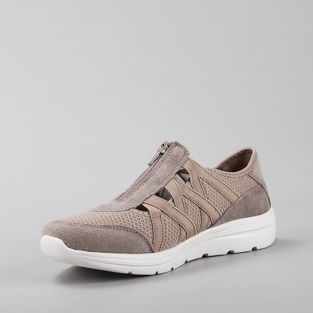CC Resorts Callum taupe casual shoes featuring a sleek design and comfortable fit, perfect for everyday wear.