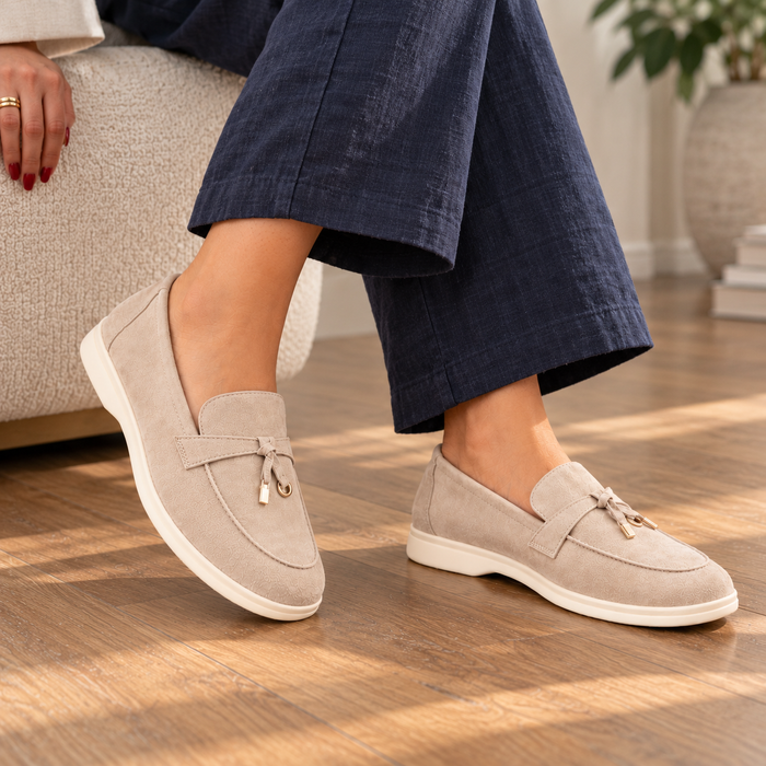 LE SANSA CAPRI TAUPE SUEDE
