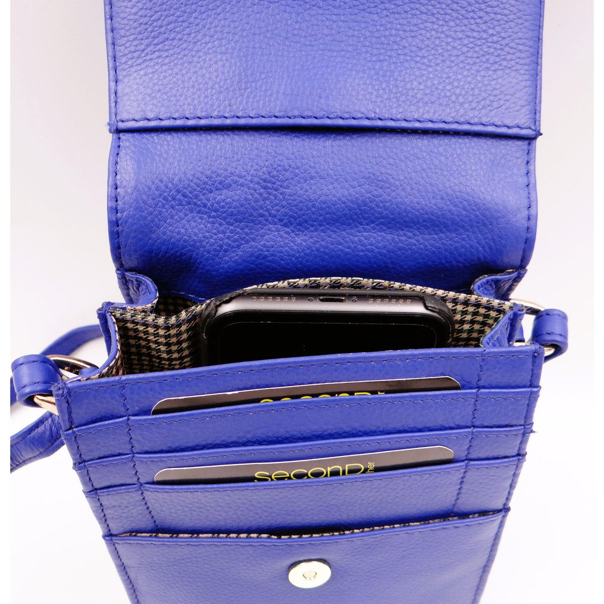 Second Nature CB6 cobalt handbag with sleek design, adjustable strap, and stylish exterior, perfect for everyday use.