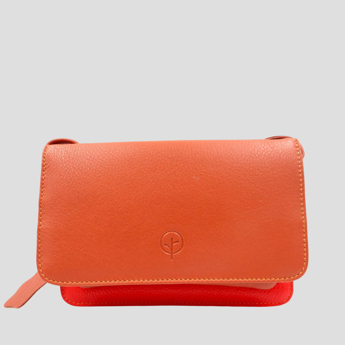 Second Nature CB4 Multi handbag with colorful patterned design, leather strap, and spacious interior.