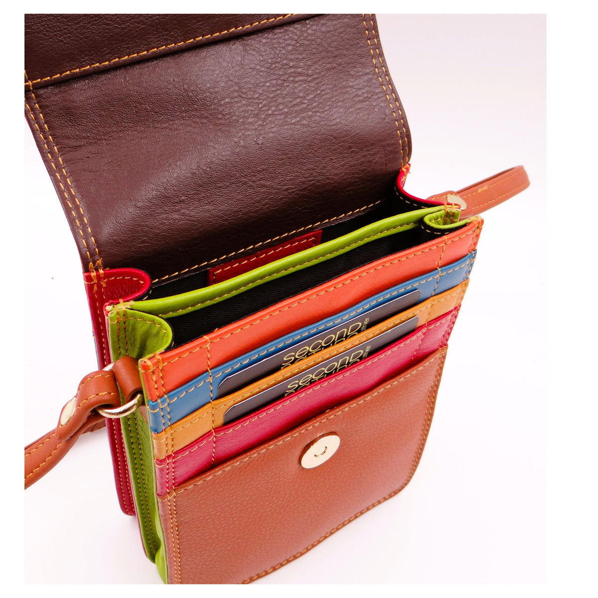 Second Nature CB6 Multi handbag with colorful strap and spacious interior, stylish accessory for everyday use.