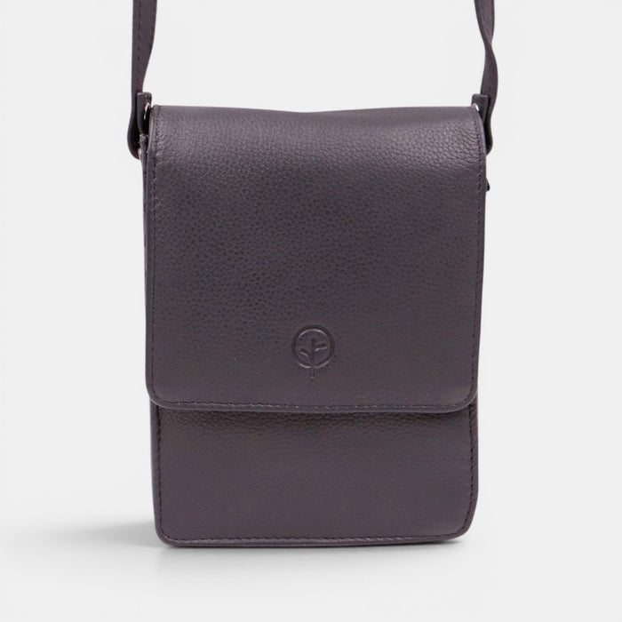 Second Nature navy handbag with sleek design, featuring a structured shape and top handle, perfect for stylish everyday use.