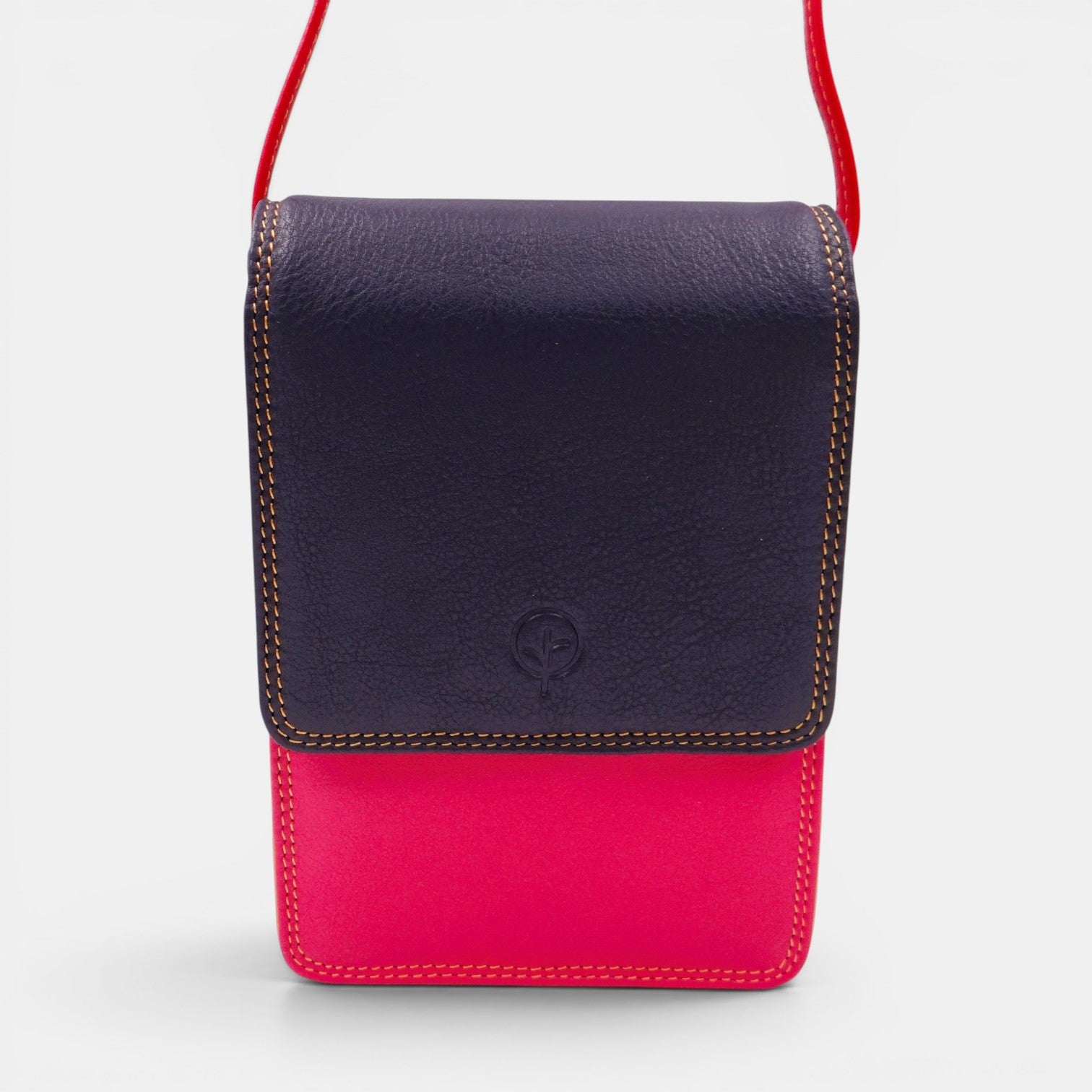 Second Nature CB6 Prism handbag with geometric design in neutral tones, showcasing textured leather and sleek handles.