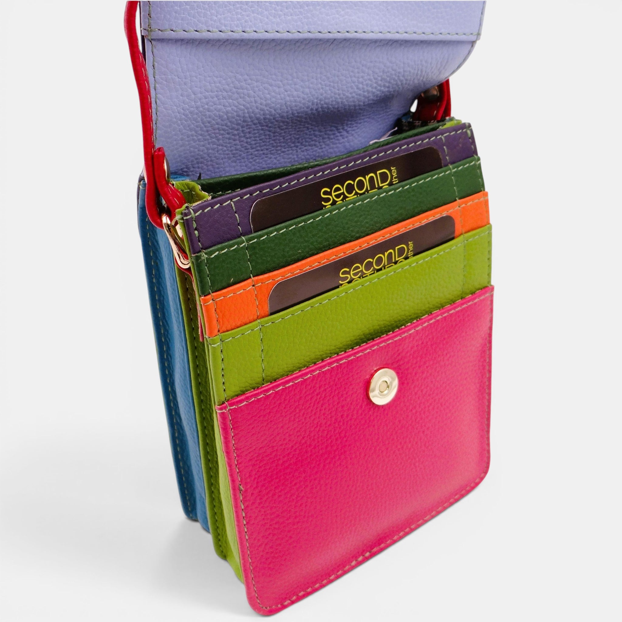 Second Nature CB6 Prism handbag with geometric design, featuring a sleek, modern look and textured surface.