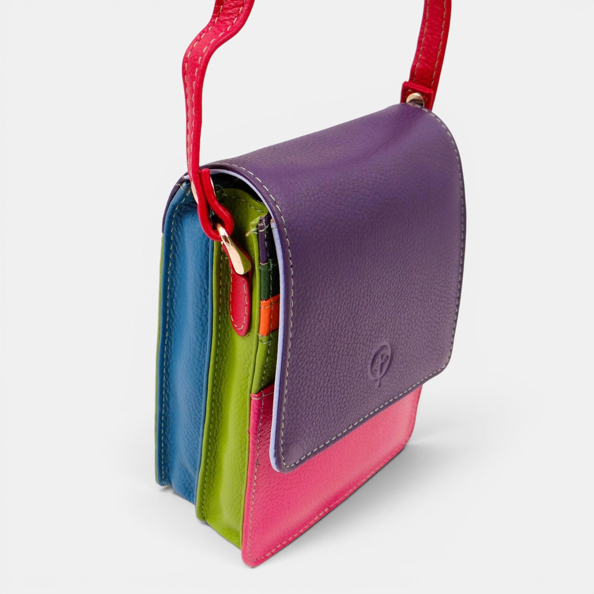 Second Nature CB6 Prism handbag with geometric design and sleek black finish, featuring modern style and textured surface.