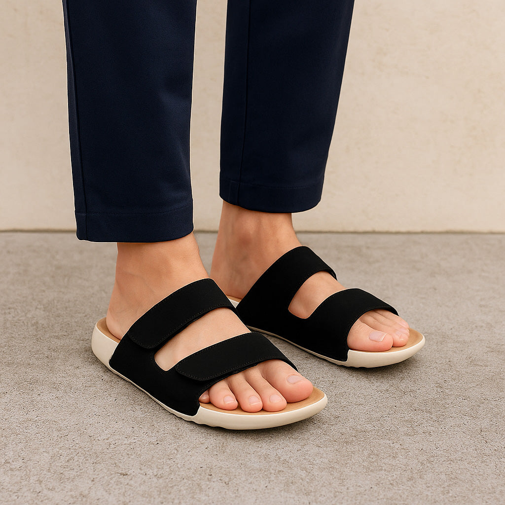CC RESORTS EVOLA BLACK Women Flats - Zeke Collection NZ
