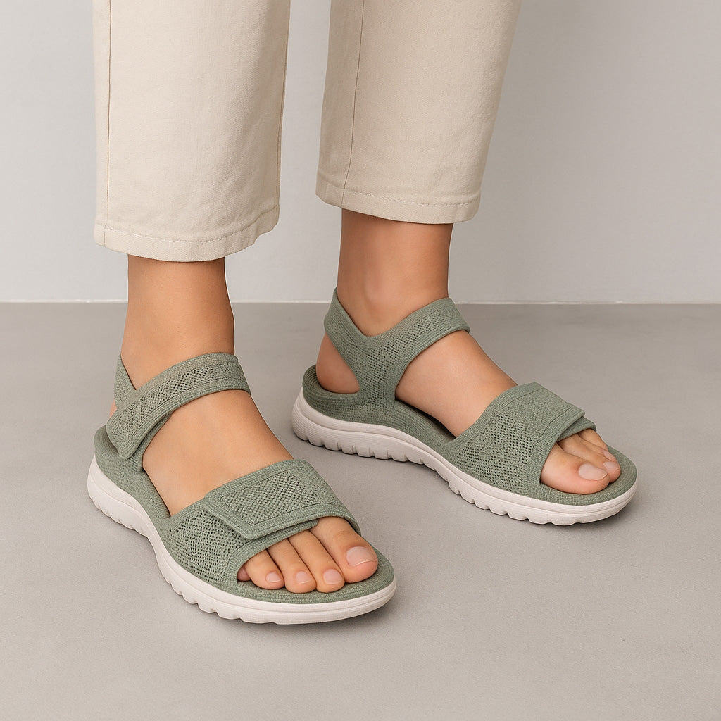 CC Resorts Ram Khaki sandals featuring open-toe design and cushioned straps, perfect for casual summer wear.