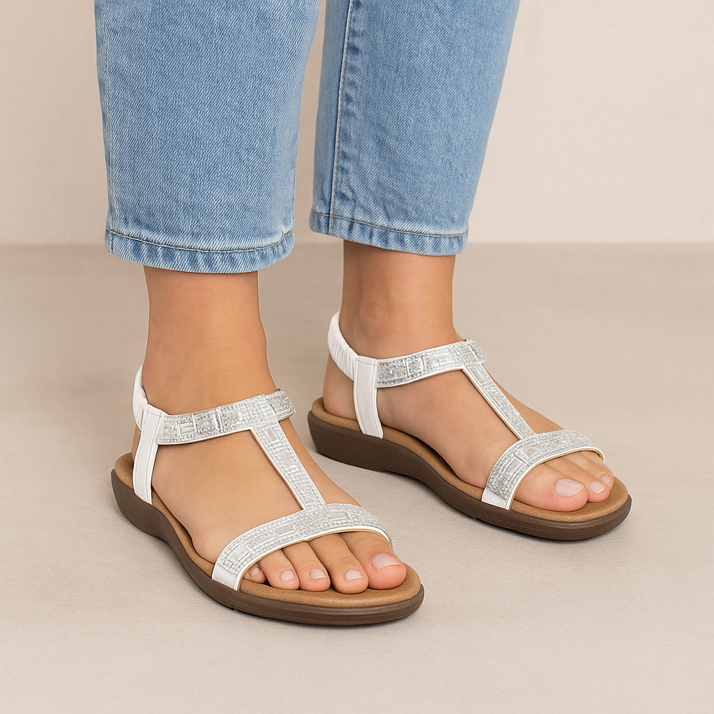 CC RESORTS USHA WHITE Women Sandals - Zeke Collection NZ