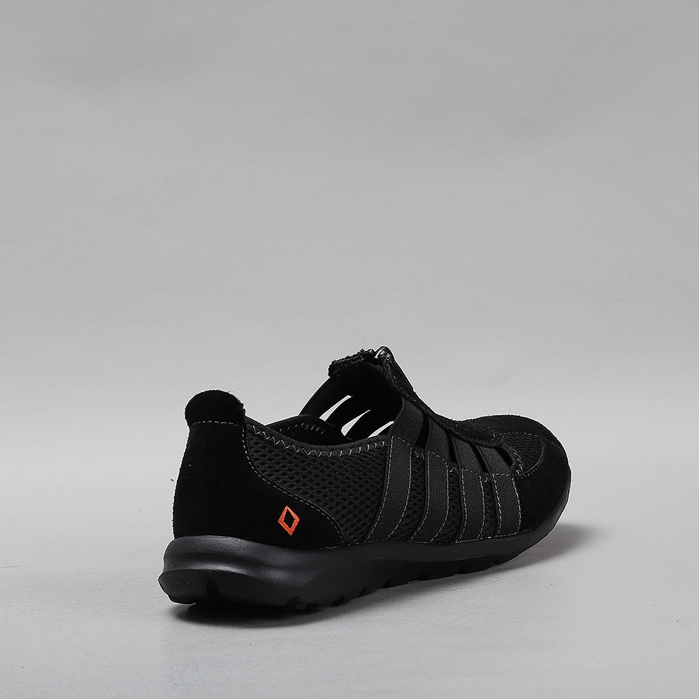 CC Resorts Christine Black casuals, stylish black footwear with a sleek design, perfect for everyday wear.